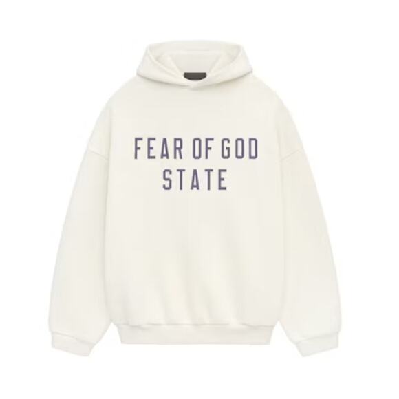 Fear of God Essentials "Eggshell" fleece hoodie, size small - Picture 1 of 2